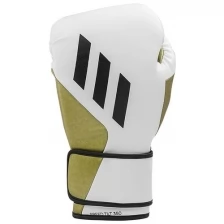 Перчатки боксерские Speed Tilt 350 бело-золотые (вес 12 унций)