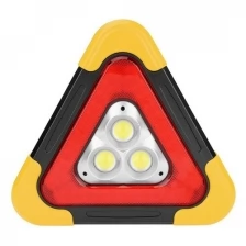 Многофункциональный аварийный знак, фонарь-переноска, фонарь автомобильный, прожектор, 5 режима освещения, аккумуляторный/HB-7709