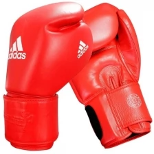 Перчатки боксерские Muay Thai Gloves 300 красно-белые (вес 16 унций)