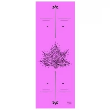 Коврик для йоги Your Yoga Lotus TRAVEL розовый