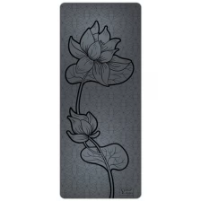 Коврик для йоги Your Yoga Flower black