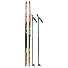 Комплект лыжный бренд ЦСТ 170/130 (+/-5 см), крепление NNN, цвет микс