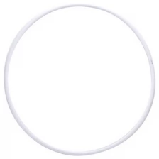 Обруч гимнастический пластиковый(ан-г) Сасаки) 165 г, KO-307, Белый, 600 мм