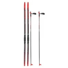 Комплект лыжный бренд ЦСТ Step, 190/150 (+/-5 см), крепление SNS, цвет микс