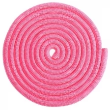 Скакалка для гимнастики утяжелённая с люрексом, 3 м, цвет розовый