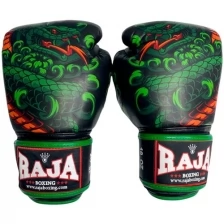 Перчатки для бокса Raja Snake Green 12 унций