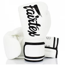 Боксерские перчатки Fairtex Boxing gloves BGV14 White 14 унций
