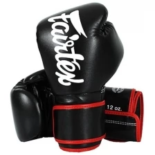 Боксерские перчатки Fairtex Boxing gloves BGV14 Black 12 унций