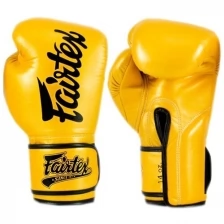 Боксерские перчатки Fairtex Boxing gloves BGV18 Gold 16 унций
