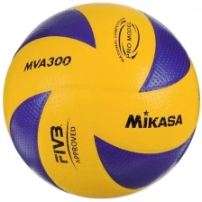 Волейбольный мяч Mikasa MVA300 желто-синий