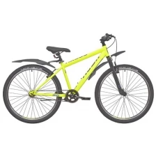 Велосипед 26" 1ск RUSH HOUR NX 600 V-brake ST желтый рама 16"2022