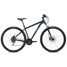 Велосипед STINGER GRAPHITE EVO 29" (2021) (Велосипед STINGER 29" GRAPHITE EVO черный, алюминий, размер 22")