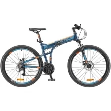 Велосипед взрослый STELS Pilot-950 MD 26 V010 Тёмно-синий (LU088703*LU074281*17.5)