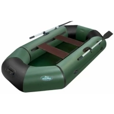 Надувная гребная лодка Аква Pro 280(ПВХ) зеленая