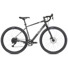 Велосипед STINGER GRAVIX EVO 28" (2021) (Велосипед STINGER 700C GRAVIX EVO серый, алюминий, размер 56)