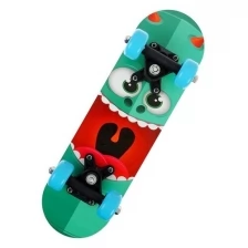 Скейтборд детский "Монстрик" 44 x 14 см, колёса PVC 50 мм, пластиковая рама