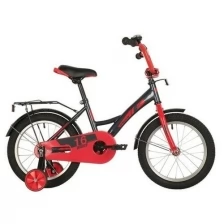 Детский велосипед FOXX 16" BRIEF красный, сталь, тормоз нож, крылья, багажник, полная защ.цепи 163BRIEF.RD21