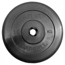 Диск для штанги MB BARBELL «Атлет», 31 мм, 10 кг (MB-AtletB31-10)