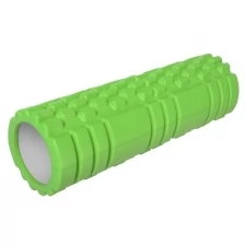 Роллер массажный для йоги, 30 x 10 см, цвет зелёный