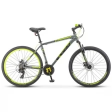 Горный велосипед Stels Navigator 700 MD 27.5 F020, год 2021, ростовка 21, цвет Серебристый-Желтый