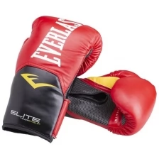 Боксерские перчатки Everlast Боксерские перчатки Everlast тренировочные Elite ProStyle красные 14 унций