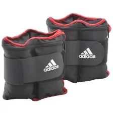 Утяжелители Adidas Утяжелители на запястья/лодыжки Adidas черно-красные 1 кг