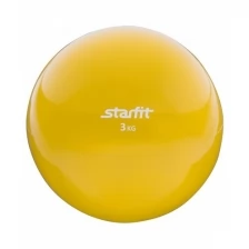 Медбол STARFIT GB-703, 3 кг, желтый 1/4;