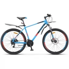 Горный (MTB) велосипед STELS Navigator 745 D 27.5 V010 (2020) рама 21" Синий