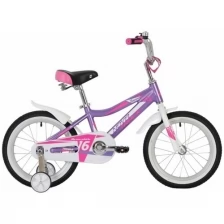 Велосипед для малышей NOVATRACK NOVARA 16, лиловый (165ANOVARA.LC20) (2020)