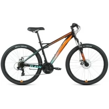 Велосипед FORWARD FLASH 26 2.2 S Disc (2021) (Велосипед FORWARD FLASH 26 2.2 S disc (26" 21 ск. . 19") , черный/оранжевый, RBKW1M16GS42)