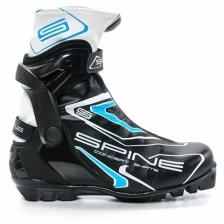 Лыжные ботинки Spine Concept Skate 496/1 SNS (черно/сине/белый) 2017-2018 40 EU