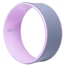 Колесо для йоги Core YW-101, 32 см, розовый пастель/серый, Starfit