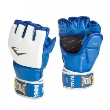Перчатки тренировочные Everlast MMA Grappling SM синие