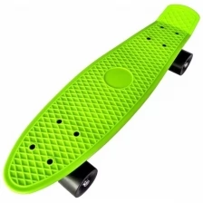 Скейтборд пластиковый 22 - 56x15cm (зеленый) (SK200)