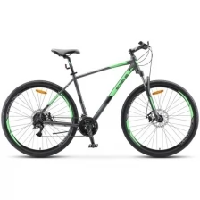 Горный (MTB) велосипед STELS Navigator 920 MD 29 V010 (2021) рама 16,5" Антрацитовый/зелёный