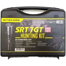 Фонарь ручной Nitecore SRT7GT Kit, черный