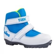Ботинки лыжные детские Trek Kids 2 Nnn, цвет белый, лого синий, размер 37 Trek 7363711 .