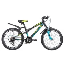 Велосипед NOVATRACK 20" 2019 , TORNADO, красный, алюм., 7-скор, FT35D/TS38/SG-7SI, V-brake