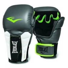 Перчатки тренировочные Everlast Prime MMA LXL серые/зеленые