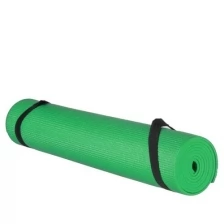 Коврик для йоги 173х61х0,3 см (зеленый) с чехлом для переноски T07635