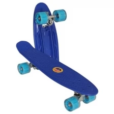 Скейтборд E33098 56x15cm, со светящимися колесами, синий, SK506