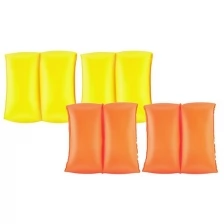 Нарукавники для плавания, 20 х 20 см, 3-6 лет, цвет оранжевый, 32005 Bestway