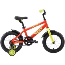 Велосипед STARK Foxy-14"-19г.(оранжево-зеленый)