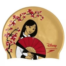 Шапочка для плав. дет. "SPEEDO Disney Mulan Slogan Cap Jr", арт.8-08386D921, золотистый