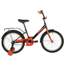 Детский велосипед FOXX 20" SIMPLE черный, сталь, тормоз нож, крылья, багажник 203SIMPLE.BK21