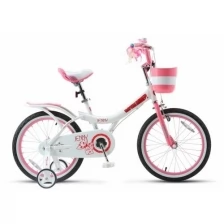 Детский велосипед ROYAL BABY Jenny Girl18", Бело-розовый