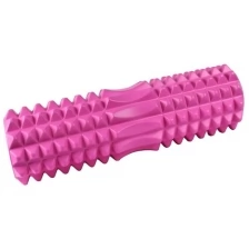 Ролик массажный для фитнеса CLIFF STRONG M 45Х13 СМ, розовый