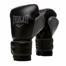 Боксерские перчатки Everlast Перчатки тренировочные Powerlock PU 2 черн.