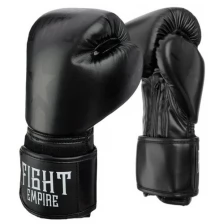 Перчатки боксёрские Fight Empire, 12 унций, цвет чёрный Fight Empire 4153939 .