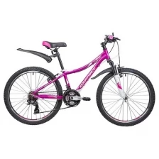Подростковый велосипед NOVATRACK 24" Katrina, фиолетовый, рама 10 24AHV.KATRINA.10VL9